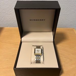 Burberry two tone women’s watch